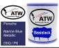 Preview: Porsche, Marine Blue Metallic, D5Q / P6: 1L Lackdose, von ATW Autoteile West.